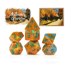 Van Gogh Dice - Autumn Garden